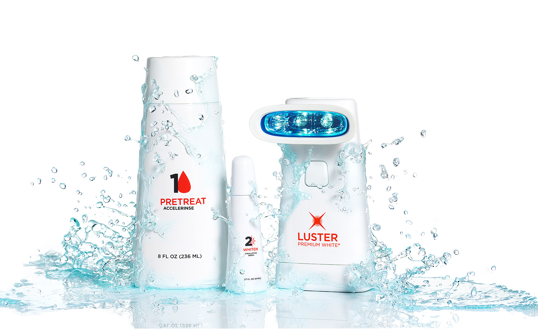 Dentovations Luster Splash Product Photography