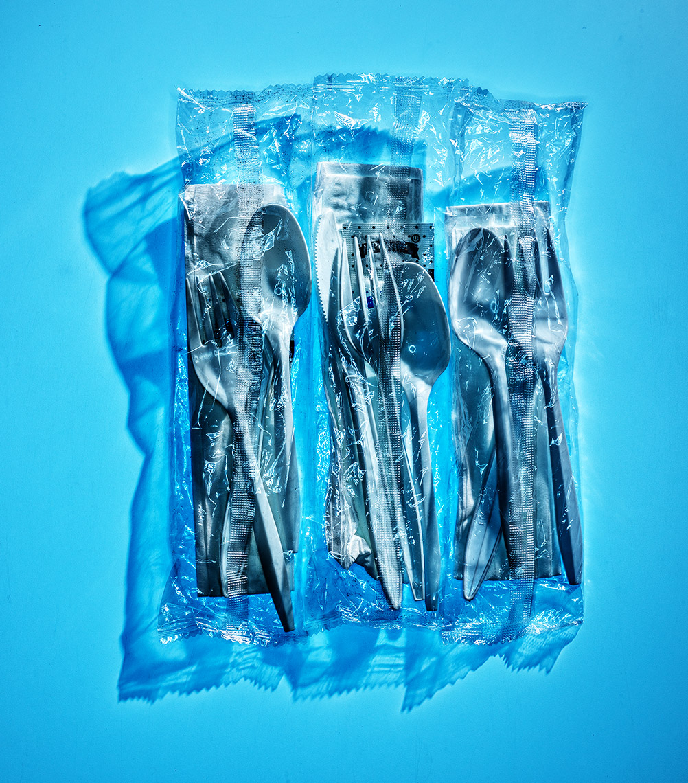 Plastic take out utensils
