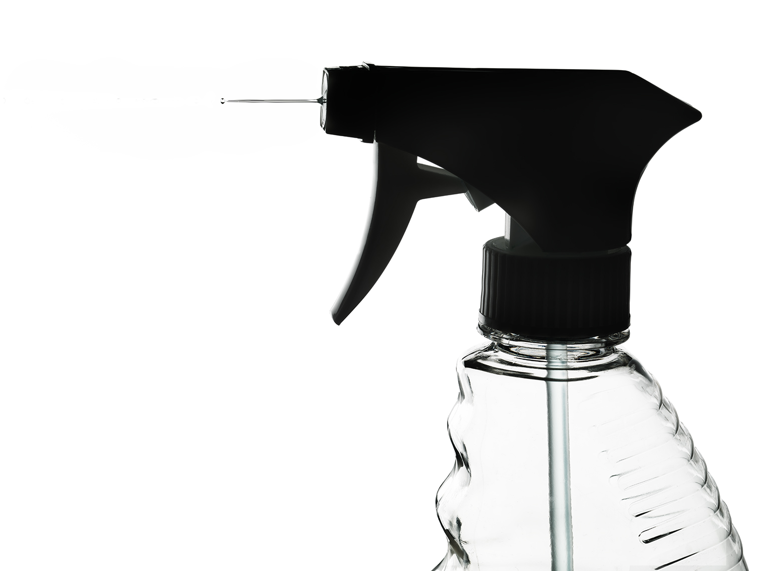 Spray Bottle Squirting Water